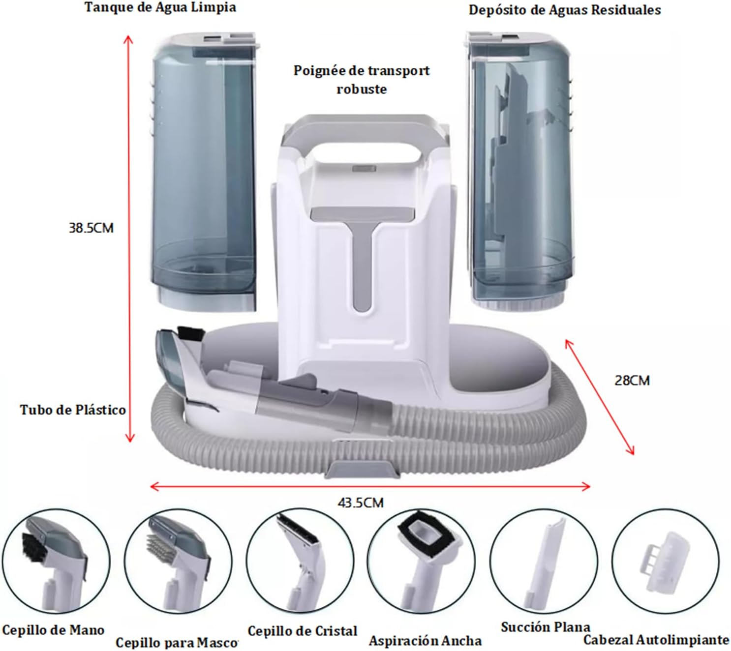 Limpiador de Alfombra y Tapicería