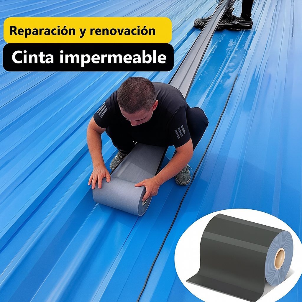 Cinta Adhesiva Impermeable – ¡Resiste Todo! (1m x 10m)