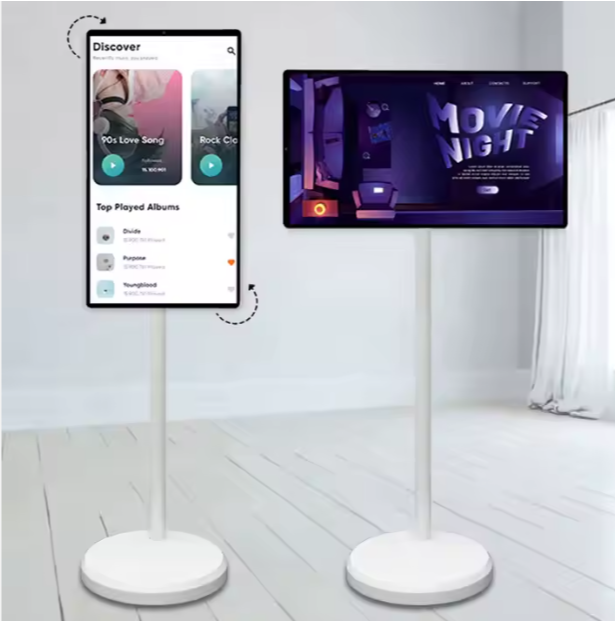 TV Inteligente Portátil con Pantalla Giratoria