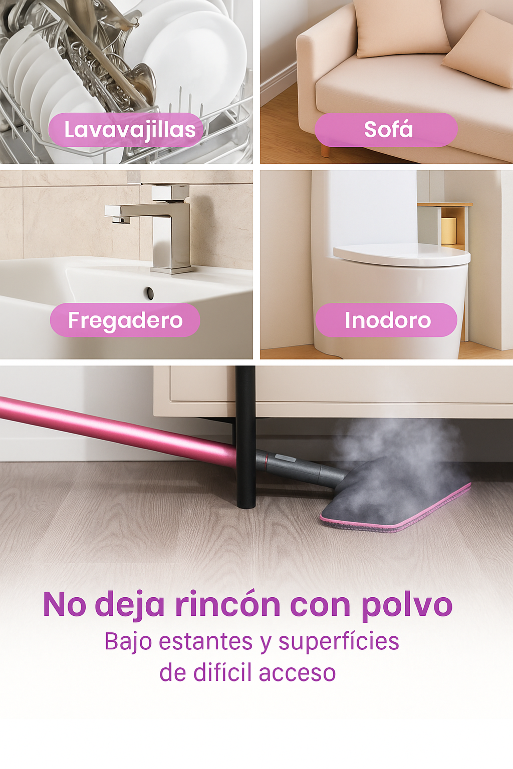 Trapeador de Vapor 7 en 1