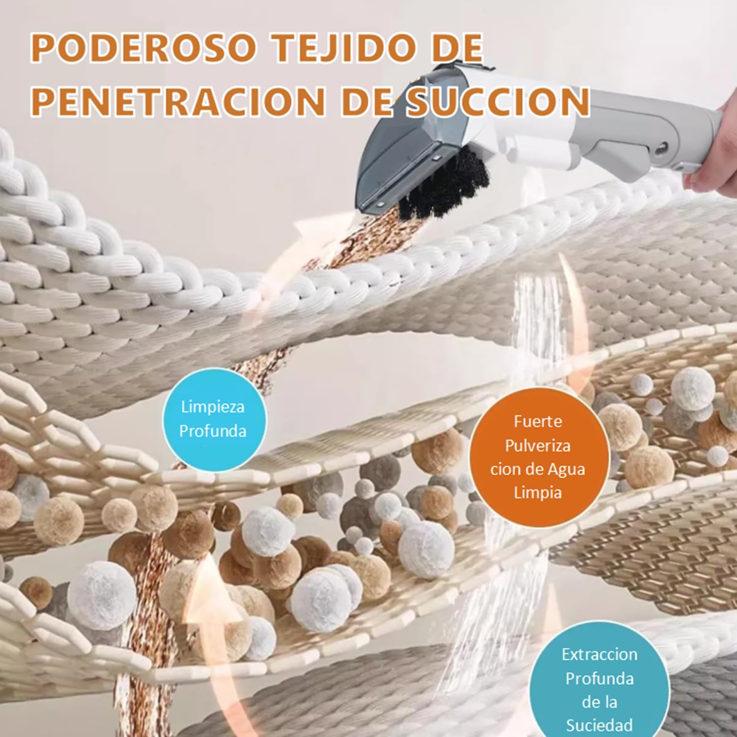 Limpiador de Alfombra y Tapicería