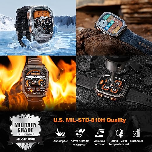 KOSPET TANK M3 Ultra Reloj Inteligente GPS, 1,96" AMOLED Smartwatch Hombre