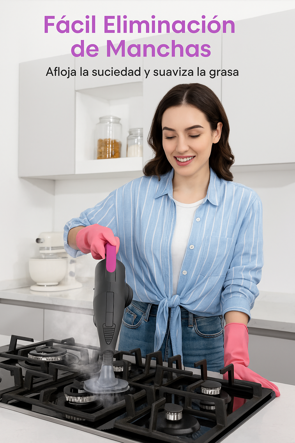 Trapeador de Vapor 7 en 1