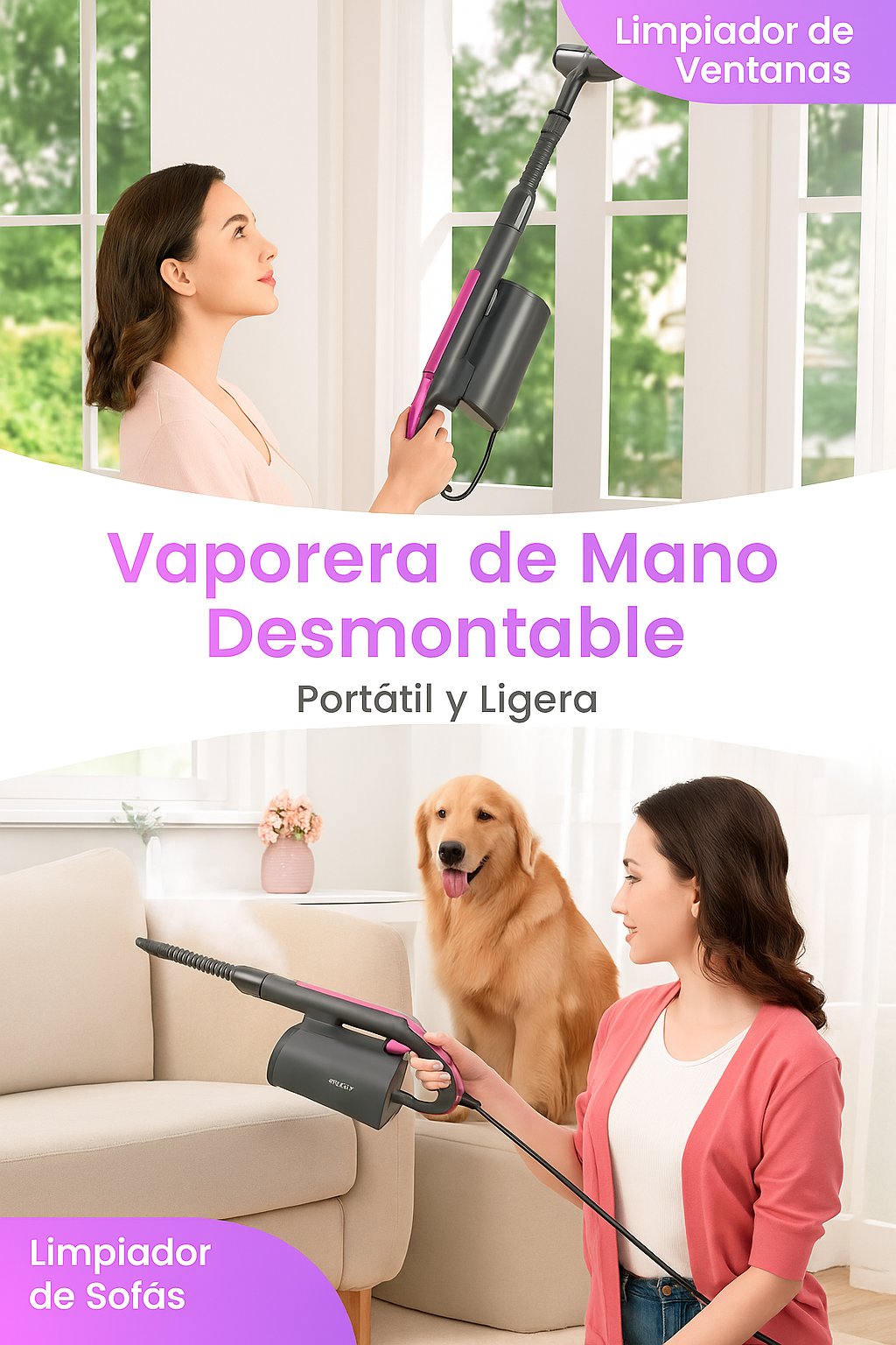 Trapeador de Vapor 7 en 1